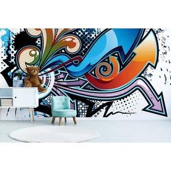 Tapeta Malvis ® Vliesová tapeta Graffiti Vel. (šířka x výška): 144 x 105 cm