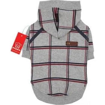 Obleček pro psa Puppia psí mikina SCHOLASTIC šedá varianta XXL