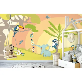 Tapeta Malvis ® Dětská tapeta Zvířátka Vel. (šířka x výška): 144 x 105 cm