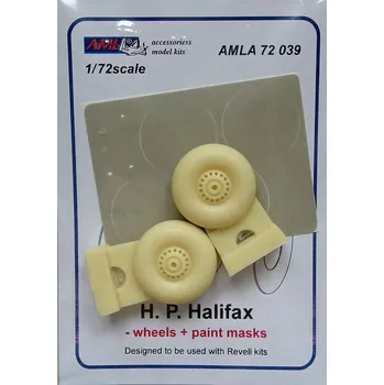 Plastikový model AML 1/72 HP Halifax - wheels&paint mask (REV)