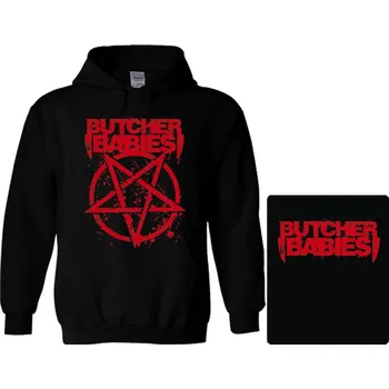 Pánská mikina mikina s kapucí Butcher Babies - logo