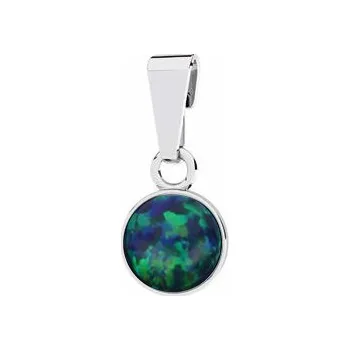 Přívěsek NUBIS® Stříbrný přívěšek s opálem - NB-4291-OP19