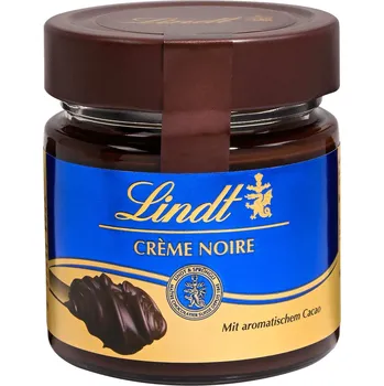 LINDT Crème NOIRE 220g TMAVÝ NĚMECKO!