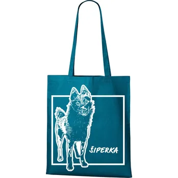 Plátěná taška Šiperka, Barva Petrolejová, Velikost 40×45 cm, Canvas Nákupní taška Bezvatriko.cz 1192