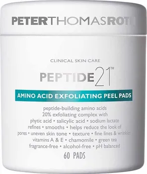 Peter Thomas Roth Peptide 21 Amino Acid exfoliační polštářky pro vyhlazení pleti a minimalizaci pórů 60 ks