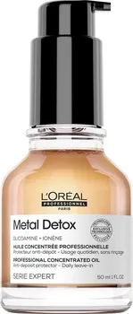 Vlasová regenerace L'Oréal Professionnel Serie Expert Metal Detox olej 50 ml