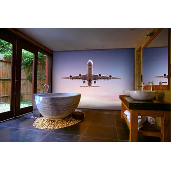 Tapeta Malvis ® Tapeta Letadlo vzlétá Vel. (šířka x výška): 144 x 105 cm