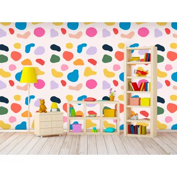 Tapeta Malvis ® Tapeta Veselé tvary Vel. (šířka x výška): 288 x 200 cm