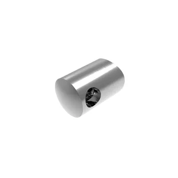 Zábradlí Hahn Steel Úchyt s bočním průchodem pro tyč O10,0 mm / pro sloupek O33,7 mm, nerezová ocel AISI 304 - brus