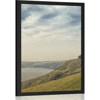 Plakát Dovido Plakát jezero pod útesem