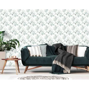 Malvis ® Vzorovaná tapeta Rostliny vodovkami Vel. (šířka x výška): 216 x 140 cm