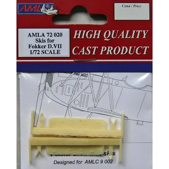 Plastikový model AML 1/72 Fokker D.VII - skis (Finnish version)