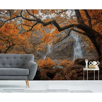 Fototapeta Malvis ® Tapeta Podzimní vodopád Vel. (šířka x výška): 144 x 105 cm