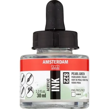 Akrylový inkoust Amsterdam - 822 Pearl Green Objem: 30 ml