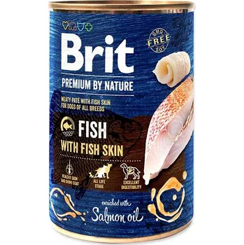 Volný čas Brit Premium by Nature Fish with Fish Skin 400 g