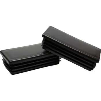 Příslušenství pro plot Zátka jeklu obdélníková 10x30x1,0-1,5 mm, LDPE, černá