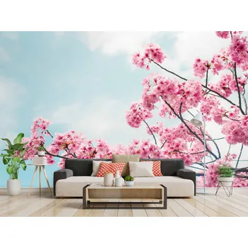 Tapeta Malvis ® Tapeta Květ třešně Vel. (šířka x výška): 216 x 140 cm