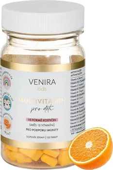 VENIRA Multivitamin pro děti pomeranč 120 tbl.