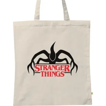BIO plátěná taška s potiskem Stranger Things