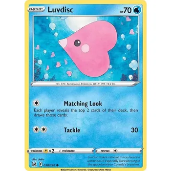 Sběratelská karetní hra Luvdisc 038/196 - Lost Origin Typ karty: Non-Holo