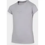 4F HJZ22-JTSD002 COLD LIGHT GREY Dětské tričko EU 158