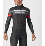 CASTELLI pánský dres Passista, light black/dark gray-red L