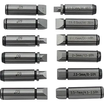 KMITEX Nástavce pro třmenové mikrometry 0,6-0,9mm/60°