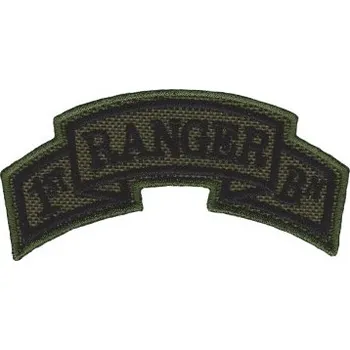 Nášivka NAVYS Nášivka RANGER 1st Ranger Battalion nápis oliv E-18