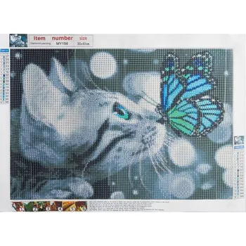 Diamantové malování Malatec 19186 5D kočka