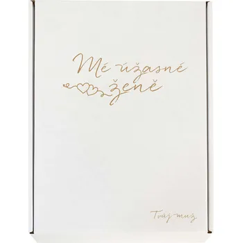 Dárková krabička Dárková krabička s gravírováním MÉ ÚŽASNÉ ŽENĚ Text: Vlastní text, Velikost krabičky: A4