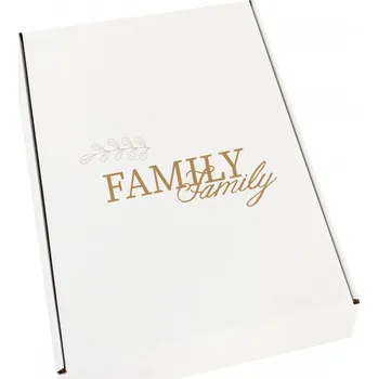 Dárková krabička Dárková krabička s gravírováním FAMILY Text: Text z obrázku, Velikost krabičky: A3