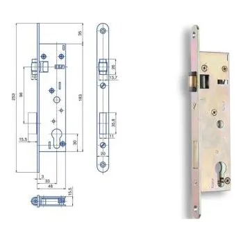 zadlabací zámek Zadl.zámek 114/48 ZV