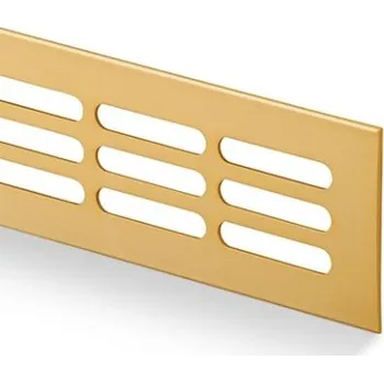 Větrací mřížka S-mřížka 80x2000 031700 zlatá
