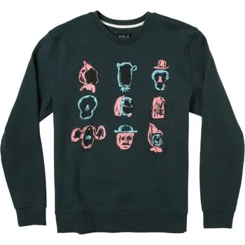 Pánská mikina MIKINA RVCA DMOTE CREW FLEECE - zelená - XL + při osobním odběru 867 Kč