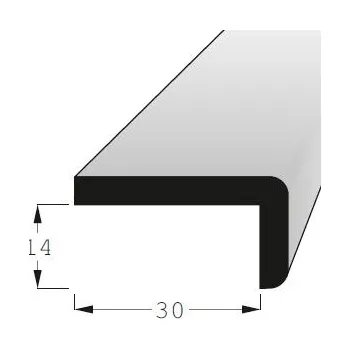 Stropní lišta Lišta '' L'' - L 1430 /240
