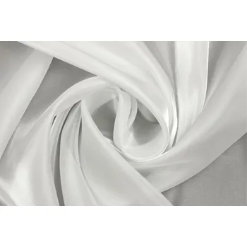 Organza s nylonem - Bílá