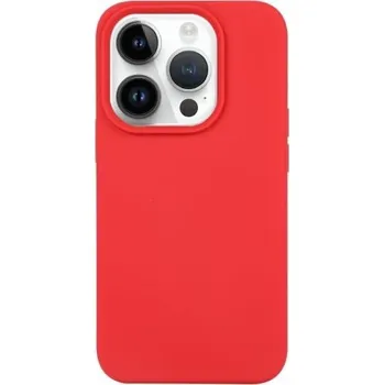 Pouzdro na mobilní telefon Silikonový kryt pro iPhone 14 Pro - světle červený
