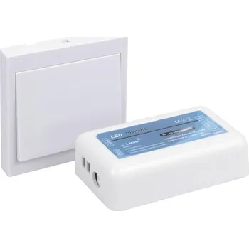 Příslušenství pro LED osvětlení LED21 Krokově stmívatelný spínač s tlačítkem pro jednobarevné LED pásky, 12A, 144W