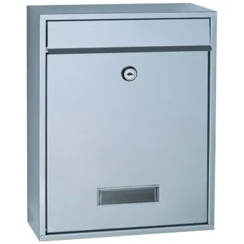 Poštovní schránka Pošt.schránka BK240 stříbrná 26x35x8,5mm
