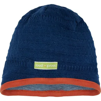 Kojenecká čepice Dětská oboustranná čepice Ultramarin loud + proud Velikost: 62/68