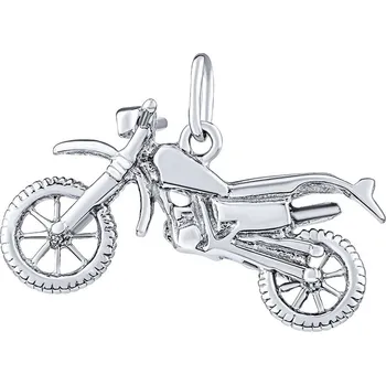 Přívěsek Stříbrný přívěsek motorka kroska PRM13123