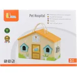 VIGA Dřevěná psí nemocnice s doplňky