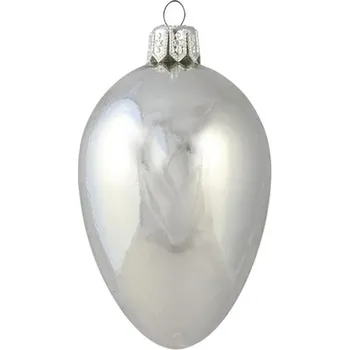 Velikonoční dekorace Stříbrné vajíčko
