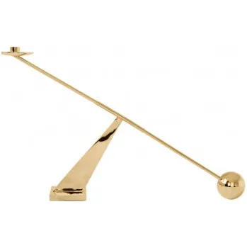 Svícen Interconnect Candle Holder brass