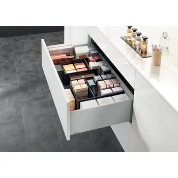 BLUM Legrabox pure orion šedý - sada C 650 / 70 kg bez čelního kování