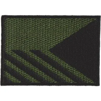 Nášivka NAVYS Nášivka vlajka Česká republika bojová střední šikmé pruhy oliv zrcadlová velcro A-16sz