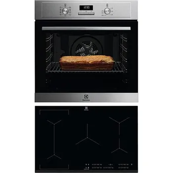 Set domácích spotřebičů Electrolux 600 FLEX SurroundCook EOF3H40X + Indukční deska Electrolux EIV835