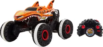 RC model auta Hot Wheels Monster Truck tygří žralok 1:15 oranžový