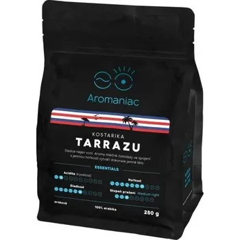Káva Čerstvá Káva Aromaniac Čerstvě pražená Káva Costa Rica Tarrazu mletá 250g