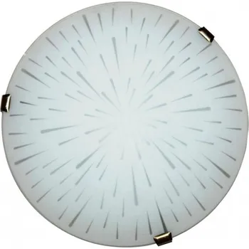 Arguslight 51120/30/18W SI Stropní svítidlo OPTIMA LED 18W sklo dekor : Barva LED - 3000K, Háčky - patina